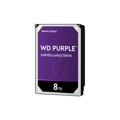8 TB 3.5 WD 7200RPM 256MB PURPLE WD82PURZ 7/24 GUVENLIK (3 YIL GARANTI)  