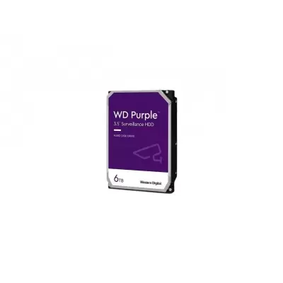 6 TB WD 3.5 PURPLE SATA3 5700RPM 256MB 7/24 GUVENLIK WD63PURZ (3 YIL RESMI DIST GARANTILI)  