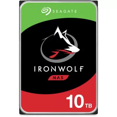 10 TB SEAGATE 3.5 IRONWOLF SATA3 7200RPM 256MB ST10000VN000 (RESMI DIST GARANTILI)  