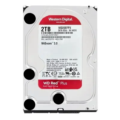 2 TB WD 3.5 RED SATA3 5400RPM 64MB WD20EFPX (RESMI DIST GARANTILI) 