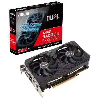 ASUS RADEON DUAL-RX6500XT-O4G 4GB GDDR6 64BIT 1XHDMI 1XDP EKRAN KARTI  