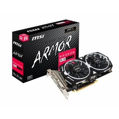 MSI RX570 ARMOR 8G OC DDR5 256B HDMI 3XDP DVI  