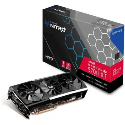 SAPPHIRE RADEON RX5700XT NITRO+ 8G DDR6 256B 2XHDMI 2XDP DX12 PCI-4.0  