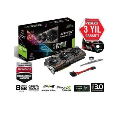 ASUS STRIX-GTX1080-8G 8GB 256Bit DDR5 HDMI 16x 