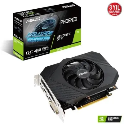 ASUS GEFORCE PH-GTX1650-O4GD6 4GB GDDR6 128BIT 1XHDMI 1XDP 1XDVI EKRAN KARTI  