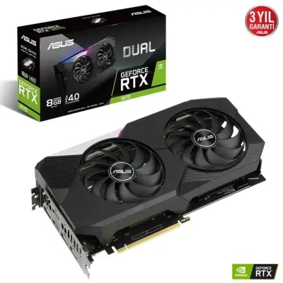 ASUS DUAL RTX3070-8G DDR6 256B 2XHDMI 3XDP 