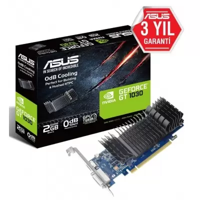 ASUS GEFORCE GT1030-SL-2G-BRK 2GB GDDR5 64BIT 1XHDMI 1XDVI EKRAN KARTI  