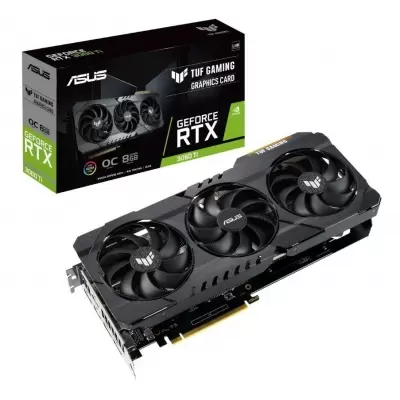 ASUS GEFORCE TUF-RTX3060TI-O8G-V2-GAMING 8GB GDDR6 256BIT 2XHDMI 3XDP EKRAN KARTI 