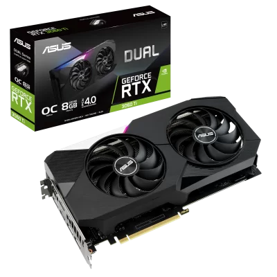 ASUS GEFORCE DUAL-RTX3060TI-O8G-V2 8GB GDDR6 256BIT 2XHDMI 3XDP EKRAN KARTI  