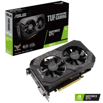 ASUS GEFORCE TUF-GTX1660TI-6G-EVO-GAMING 6GB GDDR6 192BIT 2XHDMI 1XDP 1XDVI EKRAN KARTI 
