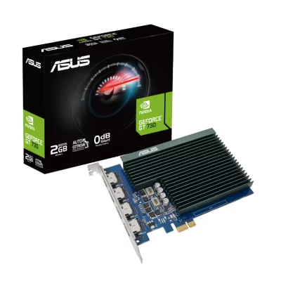 ASUS GEFORCE GT730-4H-SL-2GD5 2GB DDR5 64BIT 4XHDMI EKRAN KARTI  