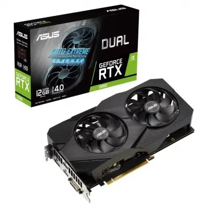 ASUS DUAL RTX2060-12G-EVO 12GB DDR6 192B 2XHDMI 1XDP 1XDVI 