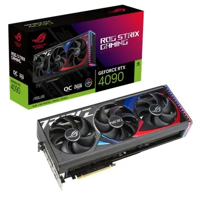 ASUS GEFORCE ROG-STRIX-RTX4090-O24G-GAMING 24GB GDDR6X 384BIT 2XHDMI 3XDP EKRAN KARTI  