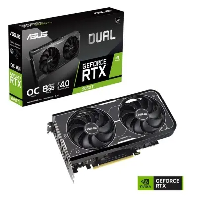 ASUS GEFORCE DUAL-RTX3060TI-O8GD6X 8GB GDDR6X 256BIT 1XHDMI 3XDP EKRAN KARTI 