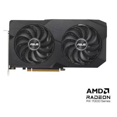 ASUS RADEON DUAL-RX7600-O8G 8GB GDDR6 128BIT 1XHDMI 3XDP EKRAN KARTI  