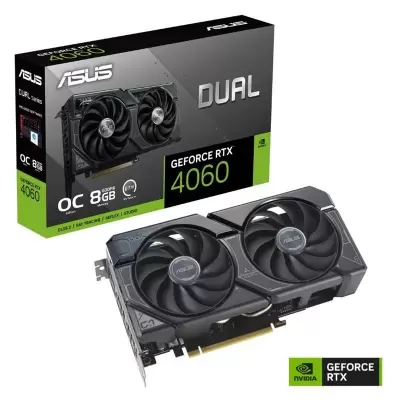 ASUS GEFORCE DUAL-RTX4060-O8G 8GB GDDR6 128BIT 1XHDMI 3XDP EKRAN KARTI 