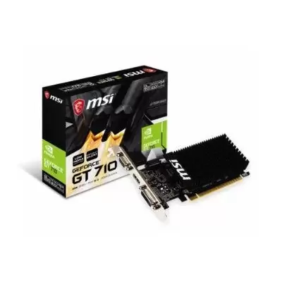 MSI GEFORCE GT710 2GD3H LP 2GB DDR3 64BIT 1XVGA 1XHDMI 1XDVI EKRAN KARTI  