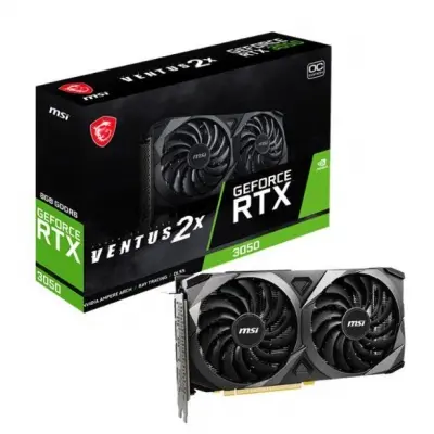 MSI GEFORCE RTX3050 VENTUS 2X 8G OC 8GB GDDR6 128BIT 1XHDMI 3XDP EKRAN KARTI 