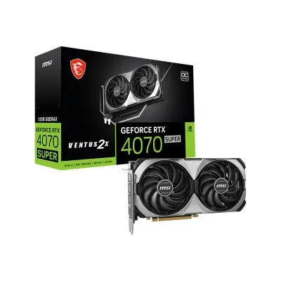 MSI GEFORCE RTX4070 SUPER 12G VENTUS 2X OC 12GB GDDR6X 192BIT EKRAN KARTI  