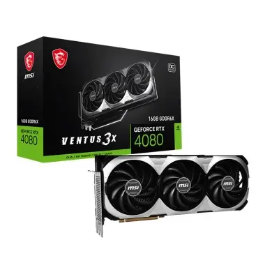 MSI GEFORCE RTX4080 SUPER 16G VENTUS 3X OC 16GB GDDR6X 256BIT 1XHDMI 3XDP EKRAN KARTI  