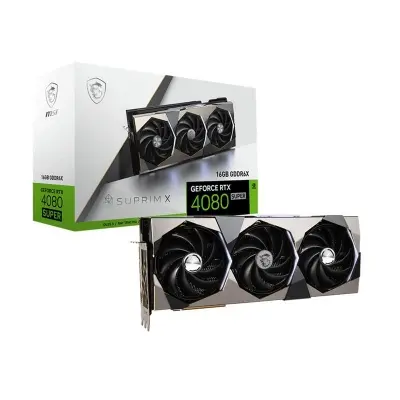 MSI GEFORCE RTX4080 SUPER 16G SUPRIM X 16GB GDDR6X 256BIT 1XHDMI 3XDP EKRAN KARTI  