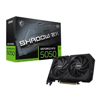 MSI GEFORCE RTX5050 8G SHADOW 2X OC 8GB GDDR6 128BIT 1XHDMI 3XDP EKRAN KARTI 