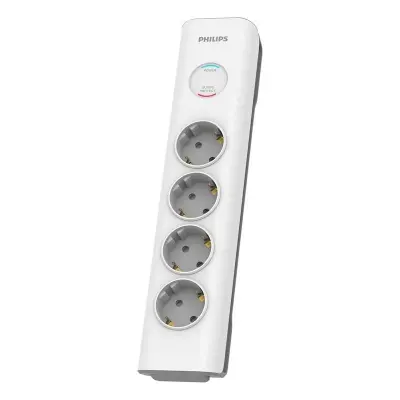 PHILIPS SPN7040WA AKIM KORUMALI PRİZ 600J (2MT) 4 LÜ 