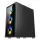 1ST PLAYER AR7-G SİYAH 750W 80+ SILVER ATX 3.1 ARGB 4X12CM FAN TEMPERLİ CAM USB 3.0 ATX KASA 