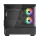 1ST PLAYER MIKU Mİ5 SİYAH 750W 80+ ATX 3.1 SILVER ARGB 6X12CM FAN TEMPERLİ CAM USB 3.0 M-ATX KASA 
