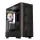 1ST PLAYER WD5 SİYAH 750W 80+ SILVER ATX 3.1 ARGB 4X12CM FAN TEMPERLİ CAM USB 3.0 ATX KASA 