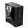 1ST PLAYER WD5 SİYAH 750W 80+ SILVER ATX 3.1 ARGB 4X12CM FAN TEMPERLİ CAM USB 3.0 ATX KASA 