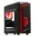 DARKI F40 2xRED LED PENC.GAMING USB3.0 SİYAH 400W 