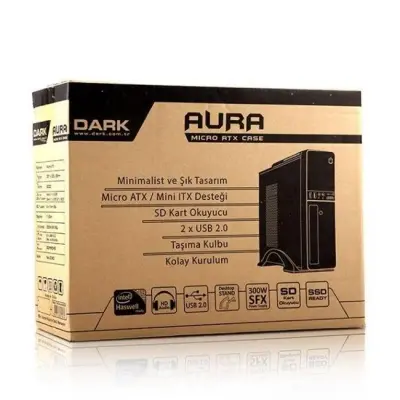 DARK DKCHAURA300 KART OKUYUCULU MICRO ATX 300W  