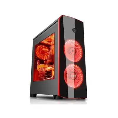 IZOLY ICON RED 2 X LED GAMING KASA PEAK 350W 