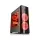 IZOLY ICON RED 2 X LED GAMING KASA PEAK 350W 