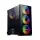 IZOLY AX6 ARGB CYBERPUNK 4X14CM FULL GLASS 700W KUMANDALI FAN KONTROLLÜ SİYAH KASA 