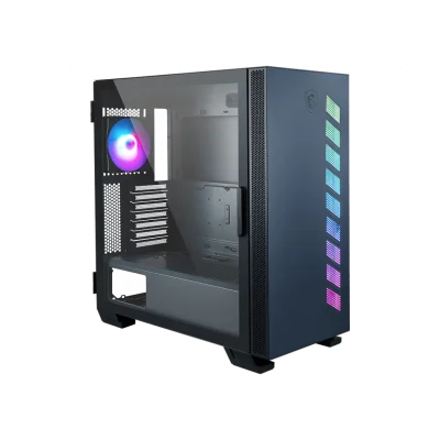 MSI MAG VAMPIRIC 300R PACIFIC BLUE LAMİNE TEMPERLİ CAM ARGB FAN EATX GAMING KASA 