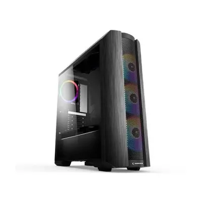 RAMPAGE HERO TEMPER. GLASS 80 PLUS 4XRGB FAN 650W 