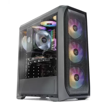 ZALMAN N5MF PSU YOK 4X120MM RGB FAN USB 3.0 ATX SİYAH KASA  