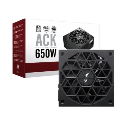 1ST PLAYER ACK 650W 80+ AKTİF PFC 14CM FAN 5 YIL GARANTİLİ SİYAH GÜÇ KAYNAĞI 