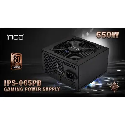 INCA IPS-065PB 650W 140MM FAN 80+ BRONZ POWER SUPPLY  