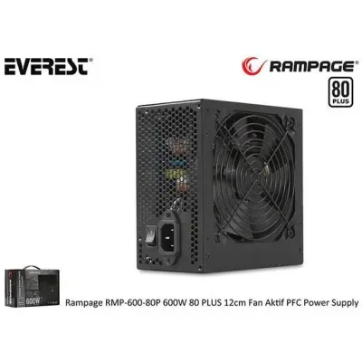 RAMPAGE RMP-600-80P 12 CM 80 PLUS POWER 600W  
