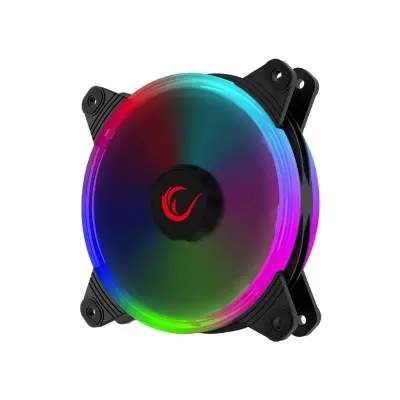 RAMPAGE 4C-120 120X120X25MM GÖKKUŞAĞI RENKLİ DOUBLE RING KASA FANI  