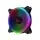 RAMPAGE 4C-120 120X120X25MM GÖKKUŞAĞI RENKLİ DOUBLE RING KASA FANI 