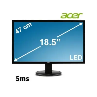 18.5 ACER K192HQLB 5MS VGA SİYAH  