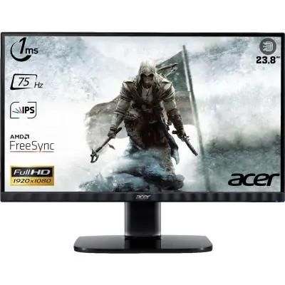 23.8 ACER KA242Y FHD UM.QX2EE.005 1MS 75HZ IPS HDMI+DP MONITOR 