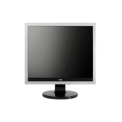17 AOC E719SD LED 5MS VGA KARE GÜMÜŞ SIYAH  
