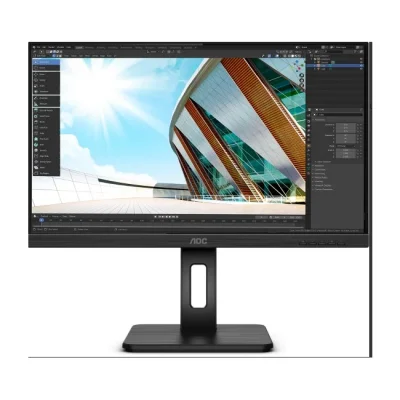 23.8 AOC 24P2C IPS 4MS 75MHZ 1XHDMI 1XDP FHD 1920X1080 USB-C HOPARLÖR ÇERÇEVESİZ YÜKSEKLİK AYARI PIVOT VESA SİYAH  