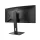 34 AOC CU34P2A 1MS 100MHZ 2XHDMI 1XDP WQHD 3440X1440 USB3.2 HOPARLÖR ÇERÇEVESİZ YÜKSEKLİK AYARI CURVED VESA SİYAH 