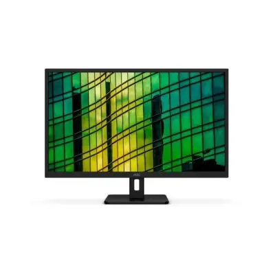 31.5 AOC U32E2N 4MS 60MHZ 2XHDMI 1XDP 4K UHD HOPARLÖR ÇERÇEVESİZ VESA SİYAH 